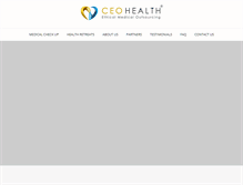 Tablet Screenshot of ceo-health.com